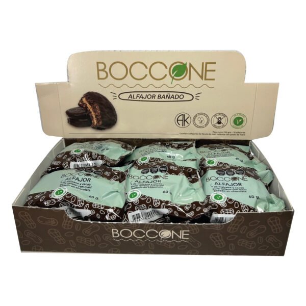 Alfajores bañados en chocolate